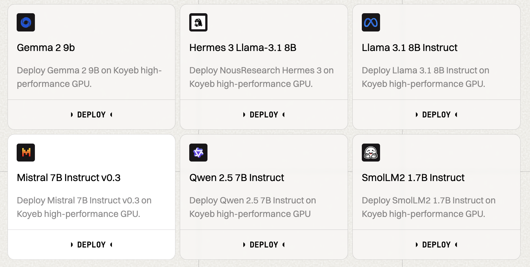 AI Models in One-Click Catalog