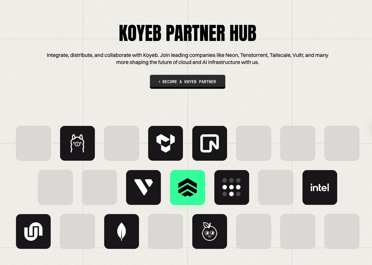 Koyeb Partner Hub