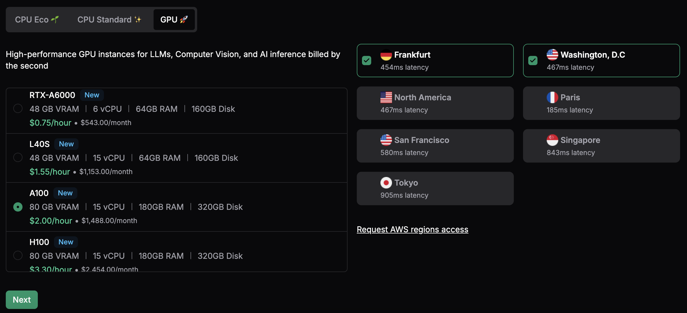 Nvidia A100 GPUs Available in US, Improved Scale to Zero Experience, and more