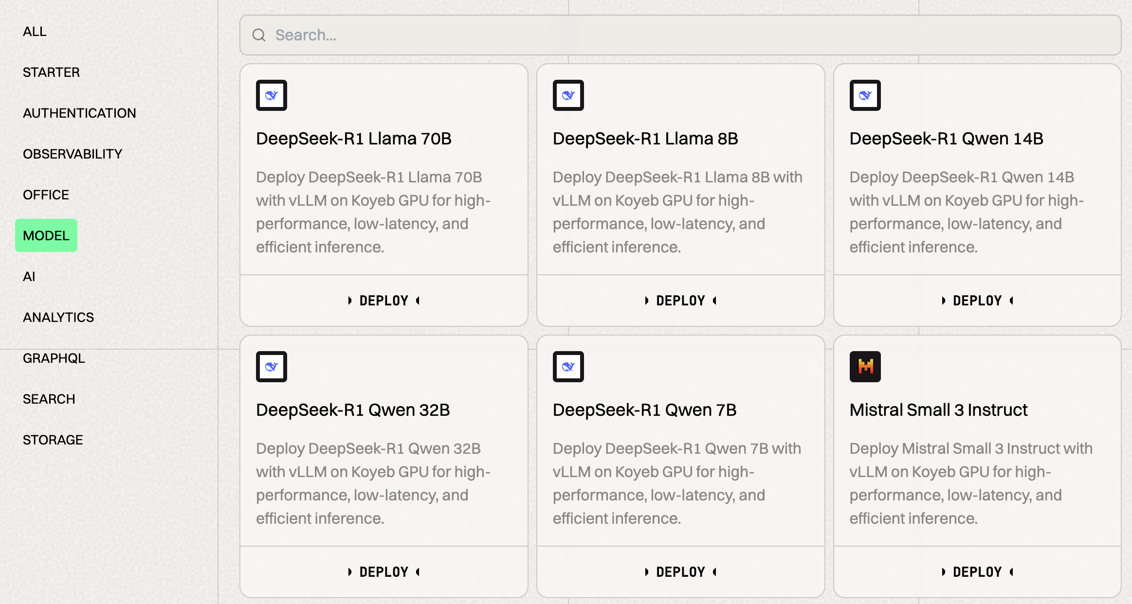 Changelog #78 - DeepSeek-R1 Qwen 32B,  Llama 70B and Mistral Small 3 One-Click Models, and more