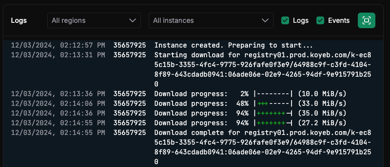 Docker image download progress, new website, and more