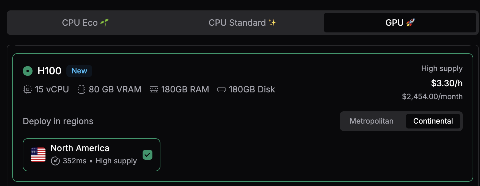 Improved Visibility of GPU Availability, Improved Billing Alert Configuration, Enhanced Organization Selector, and more
