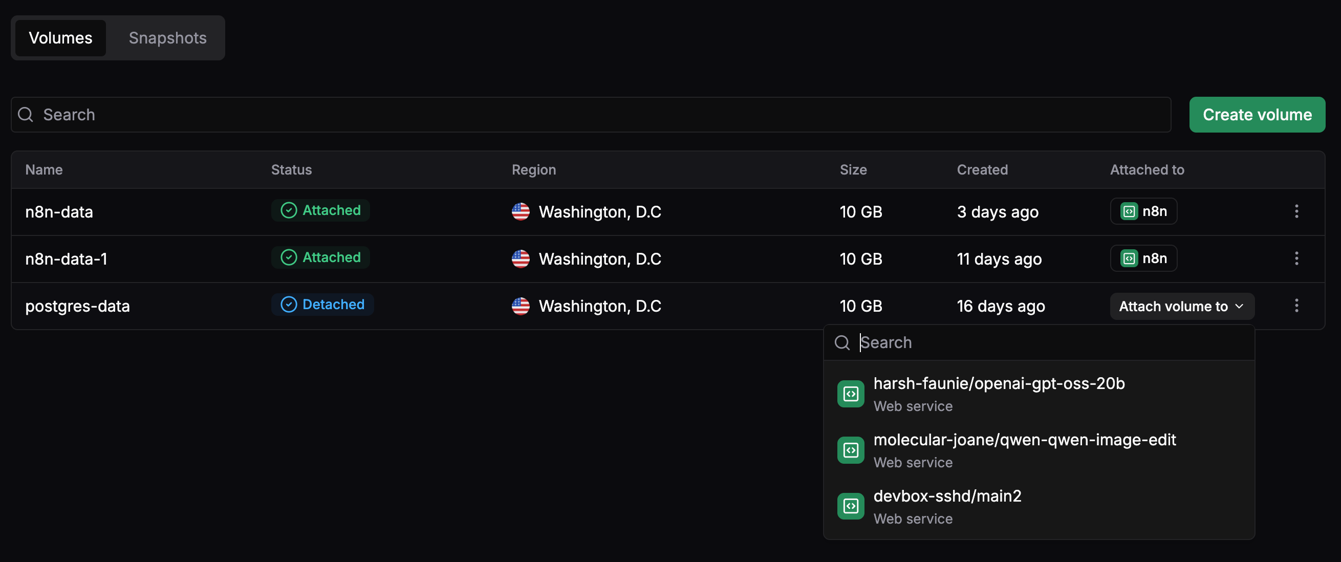 Improved volume management, updated one-click apps catalog, and more