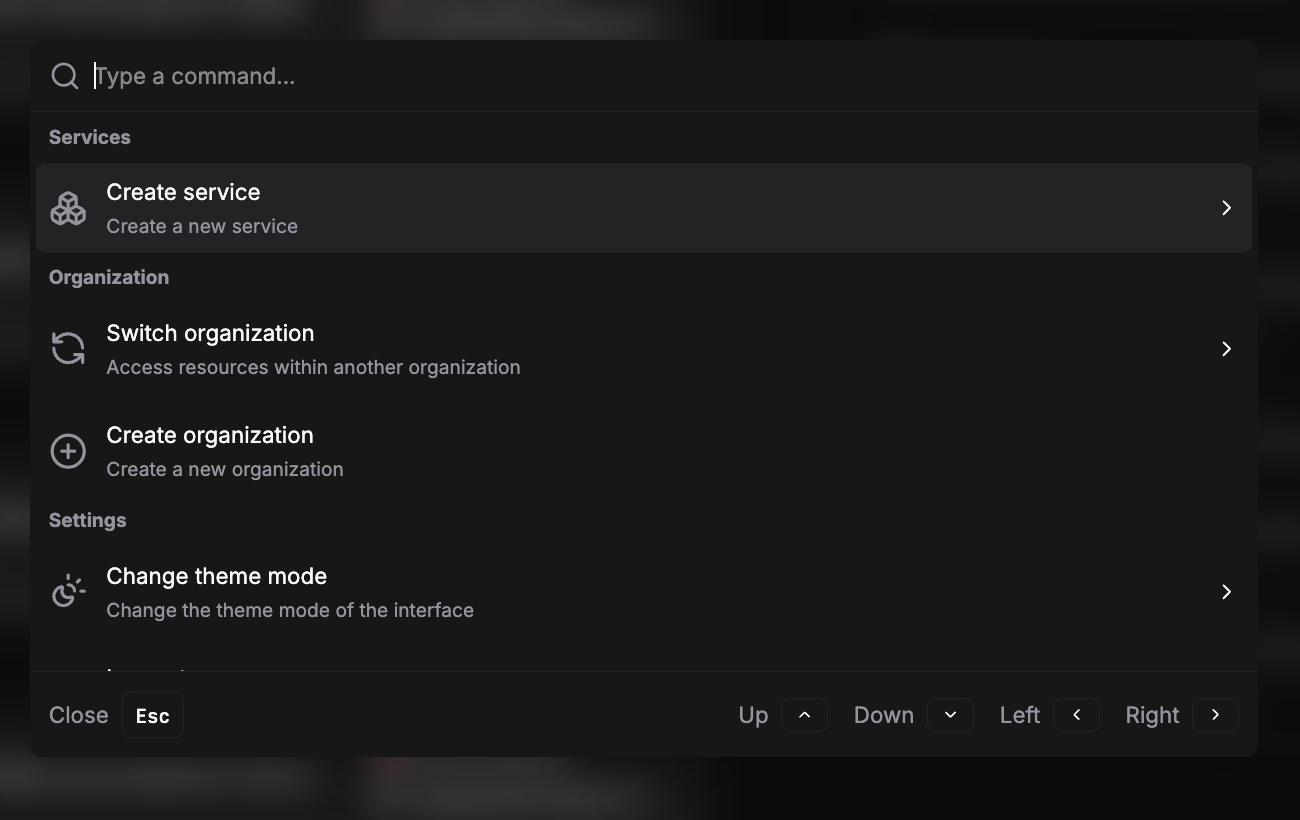 2x faster startup time on GPU, command palette revamp, and more