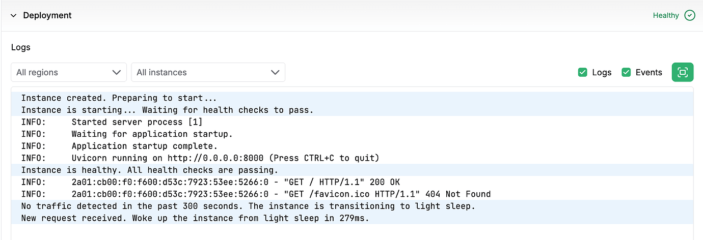 Scale-to-Zero logs, builder selection for git Service creation, and more