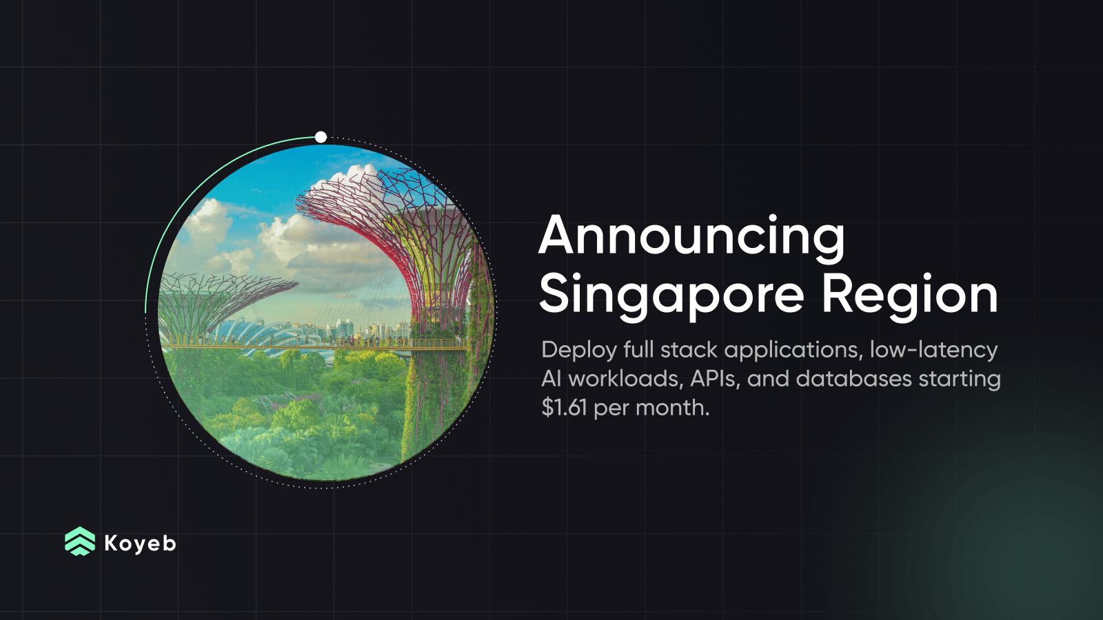 Today, we are thrilled to announce that our Singapore location is generally available to deploy your full stack applications, low-latency AI workloads